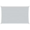 vidaXL Sun Shade Sail Light Grey and White 8 x 5 m