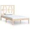 vidaXL Bed Frame without Mattress Solid Wood 90x200 cm (810002+818600)