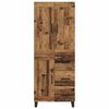 vidaXL Highboard Old Wood 69.5 x 34 x 180 cm Engineered Wood