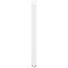 vidaXL Bar Table Legs U-Shaped 2 pcs White 40x(100-101) cm Steel