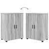 vidaXL Bathroom Cabinet with Storage Grey Sonoma 60 x 35 x 80 cm