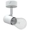 vidaXL Ceiling Spotlight with Spotlights White 6.5 x 6 x 11.5 cm Metal
