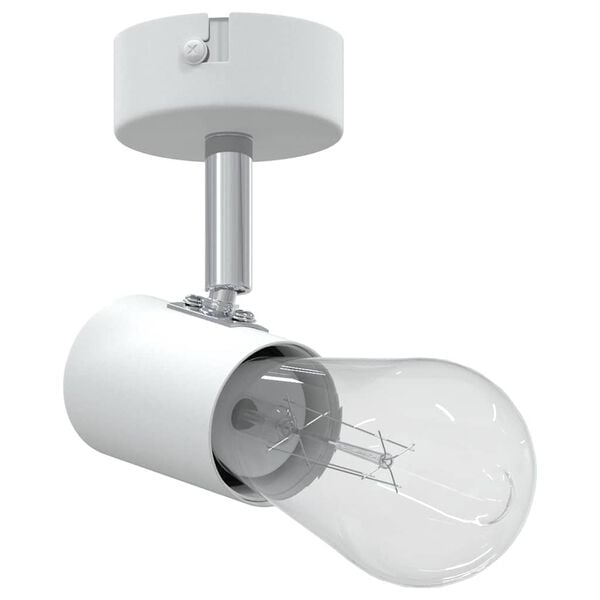 vidaXL Ceiling Spotlight with Spotlights White 6.5 x 6 x 11.5 cm Metal