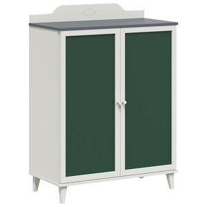 vidaXL Cabinet with Two Doors and Chalkboard Front ROROS