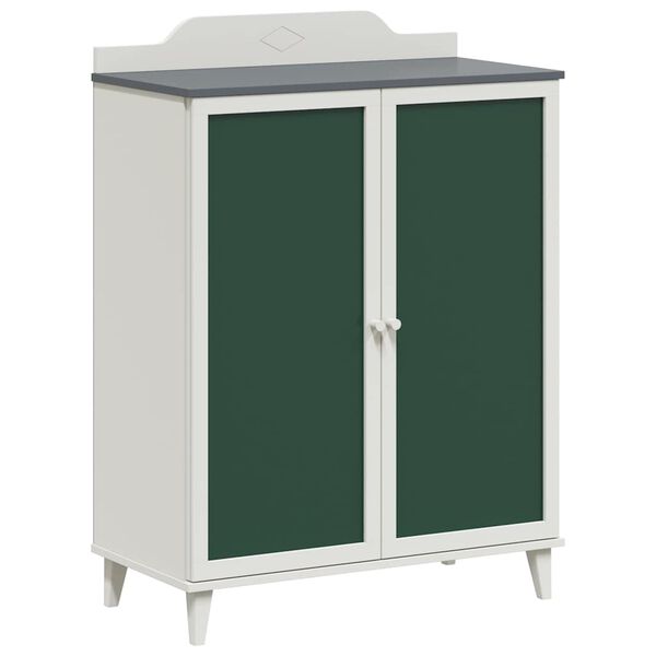vidaXL Cabinet with Two Doors and Chalkboard Front ROROS