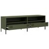 vidaXL TV Cabinet Olive Green 135x39x43.5 cm Cold-rolled Steel