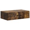 vidaXL Wall-Mounted Side Table Smoked Oak 59 x 34.5 x 17 cm