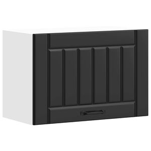 vidaXL Kitchen Wall Cabinet "Lucca" Black Engineered Wood