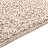 vidaXL Anti-slip Bath Mat Set 3 pcs Cream PP