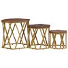 vidaXL Coffee Tables Brown 55 x 55 x 50 cm Solid Mango Wood