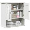 vidaXL Bathroom Cabinet with Shelf VIGO White and Antique White