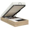 vidaXL Ottoman Bed Frame Sonoma Oak 193 x 90 x 25 cm Engineered Wood