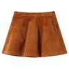 Kids' Skirt with Pockets Corduroy Cognac 104