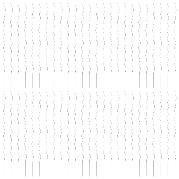 vidaXL 50 pcs Spiral Plant Supports 170 cm Galvanised Steel