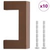 vidaXL Cabinet Handles 10 pcs Bronze 64 mm Stainless Steel