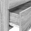 vidaXL Bedside Cabinets 2 pcs with 2 Drawers Grey Sonoma 40x36.5x62 cm