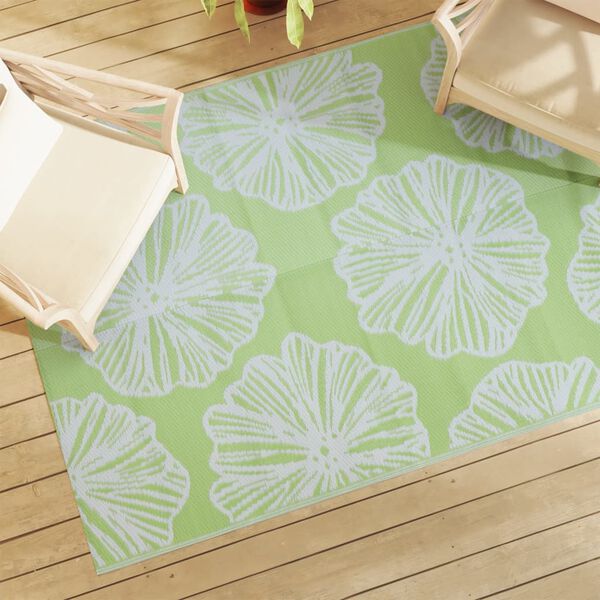 vidaXL Outdoor Carpet ARAKIL Green 140x200 cm PP