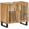 vidaXL 3 Piece Bathroom Furniture Set Solid Wood Rough Mango