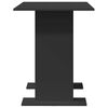 vidaXL Dining Table Black 110 x 60 x 75 cm Engineered Wood