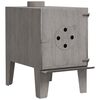 vidaXL Camping Stove 35x50x55 cm Corten Steel