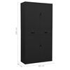 vidaXL Office Cabinet Anthracite 90x40x180 cm Steel