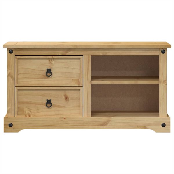 vidaXL TV Cabinet Corona 100x40x52 cm Solid Wood Pine
