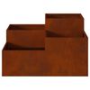 vidaXL Garden Planter Rusty 80 x 80 x 48 cm Weathering Steel