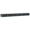 vidaXL Planter Anthracite 600 x 80 x 45 cm Steel