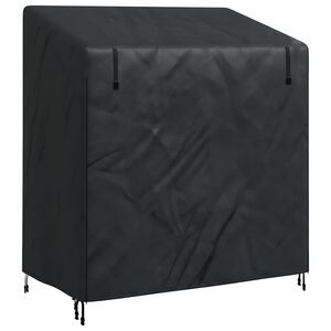 vidaXL Outdoor Swing Cover Black 135 x 100 x 165 cm 600D Oxford Fbric