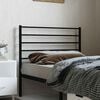 vidaXL Metal Replace Headboard Black 107 cm