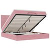 vidaXL Ottoman Bed with Mattresses Pink 160x200cm Velvet