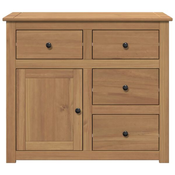 vidaXL Sideboard with Drawers Panama 93x40x80 cm Solid Wood Pine