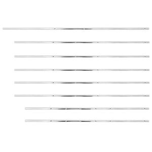 vidaXL Rods for Football Table 8 pcs 15,9 mm