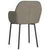 vidaXL Dining Chairs 2 pcs Light Grey Velvet