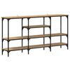 vidaXL Console Table Artisan oak 160 x 29 x 80 cm Engineered wood