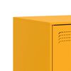vidaXL TV Cabinets 2 pcs Mustard Yellow 67x39x44 cm Steel