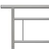 vidaXL Bed Frame without Mattress Grey Metal 140x200cm
