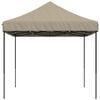 vidaXL Party Tent Folding Taupe 279 x 410 x 315 cm Oxford Fabric