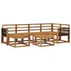 vidaXL Outdoor Sofa Set 7 pcs Natural Solid Acacia Wood