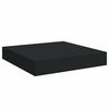 vidaXL Floating Wall Shelves 2 pcs Black 23x23.5x3.8 cm MDF