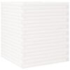 vidaXL Garden Planter White 60x60x68.5 cm Solid Wood Pine