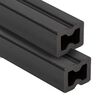 vidaXL Decking Joist 8 pcs Black 170x3x4 cm WPC