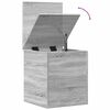 vidaXL Storage Box Grey Sonoma 40x42x46 cm Engineered Wood