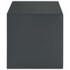 vidaXL Safe Box with Lock Dark grey 31 x 20 x 20 cm Steel