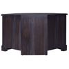 vidaXL Corner TV Cabinet Light Black 80x40x49 cm Solid Wood Mahogany