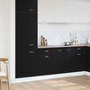 vidaXL Drawer Cabinet Riga Black oak 50 x 46 x 81.5 cm Engineered Wood