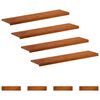 vidaXL Stair Tread 8 pcs 120 x 30 x 2 cm Brown Solid Oak Wood