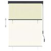 vidaXL Outdoor Roller Blind 120x250 cm Cream