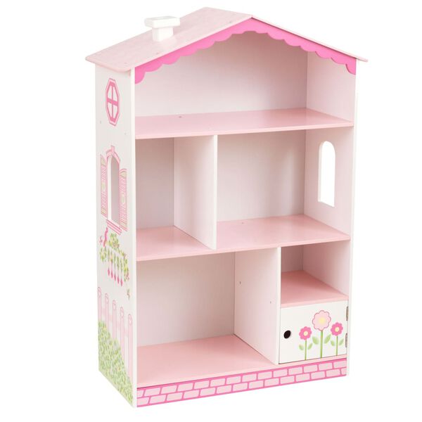 KidKraft Bookcase Dollhouse Cottage 66.68 x 29.85 x 96.52 cm
