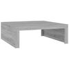 vidaXL Coffee Table Grey Sonoma 100x100x35 cm Engineered Wood